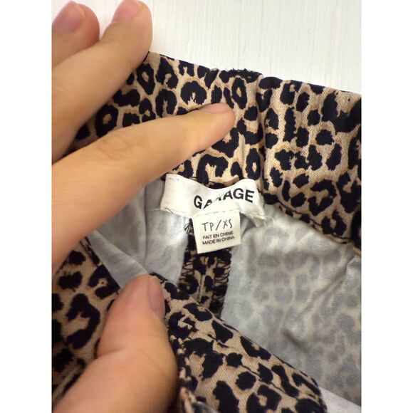 Garage Stretchy Cheetah Print Skinny Pants - Picture 5 of 6